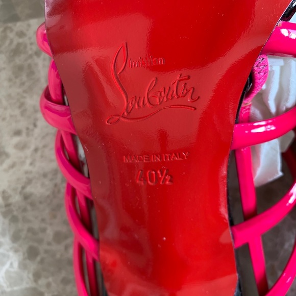 Authentic Christian Louboutin Vildo Rose Matador - Picture 6 of 10